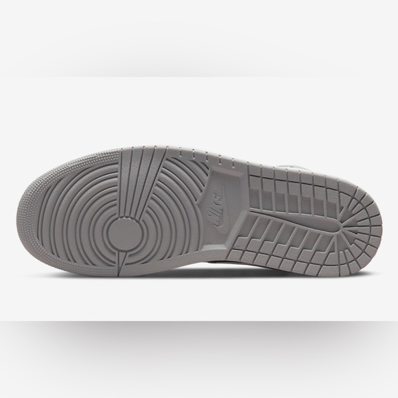 Nike Air Jordan 1 Mid SE Elephant Toe Black Grey Shoes DM1200-016 Men's Size 10 - Picture 6 of 6